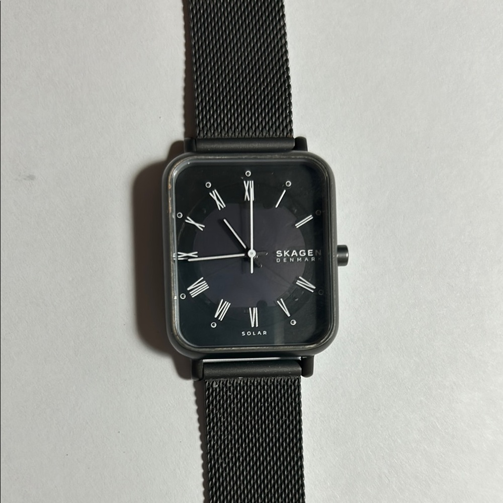Skagen Black Solar Watch for Men